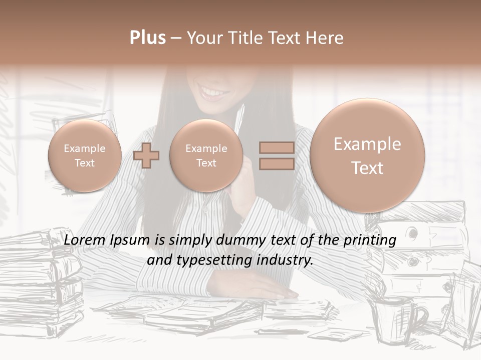 S Beautiful Portrait PowerPoint Template