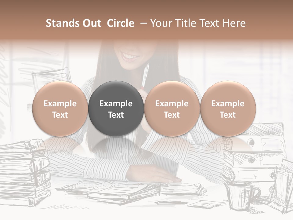 S Beautiful Portrait PowerPoint Template