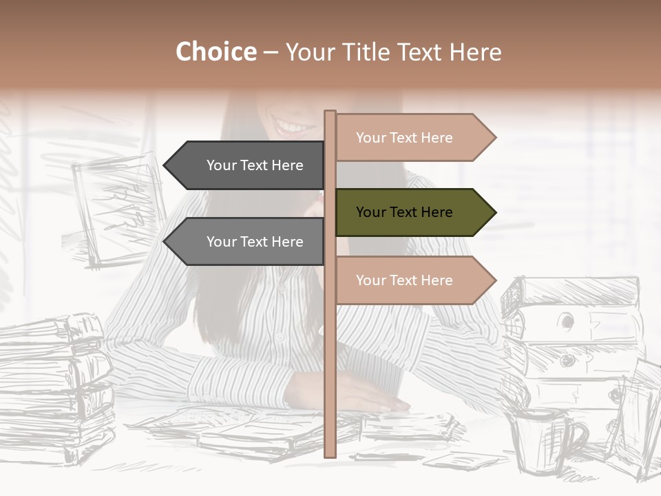 S Beautiful Portrait PowerPoint Template