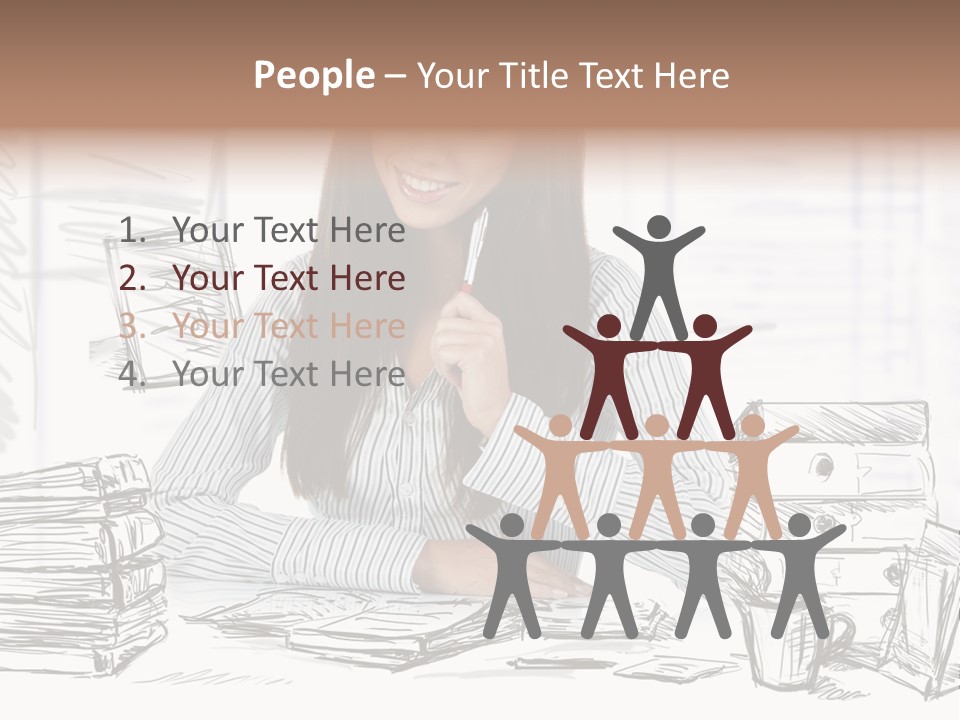 S Beautiful Portrait PowerPoint Template