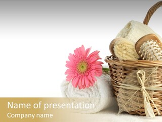 Sauna Healthy Aromatherapy PowerPoint Template