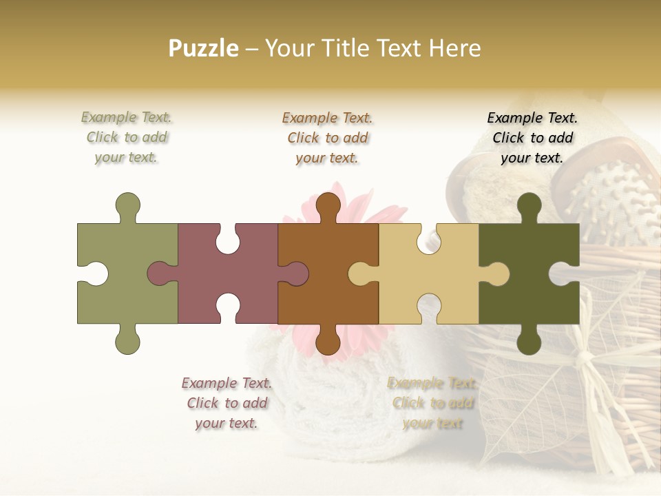 Sauna Healthy Aromatherapy PowerPoint Template