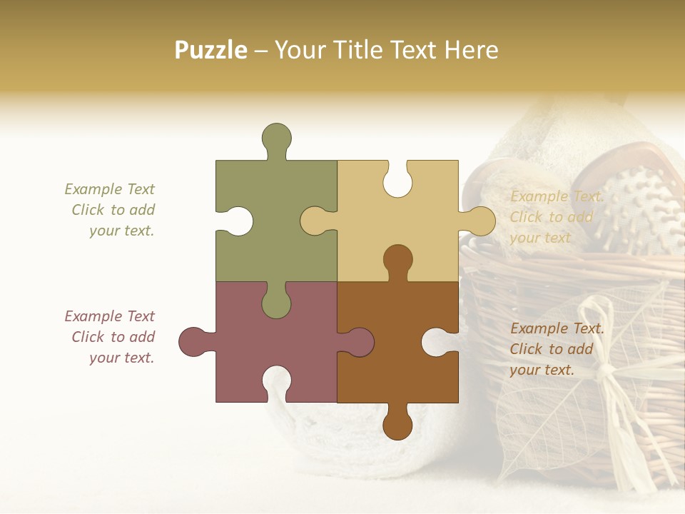 Sauna Healthy Aromatherapy PowerPoint Template