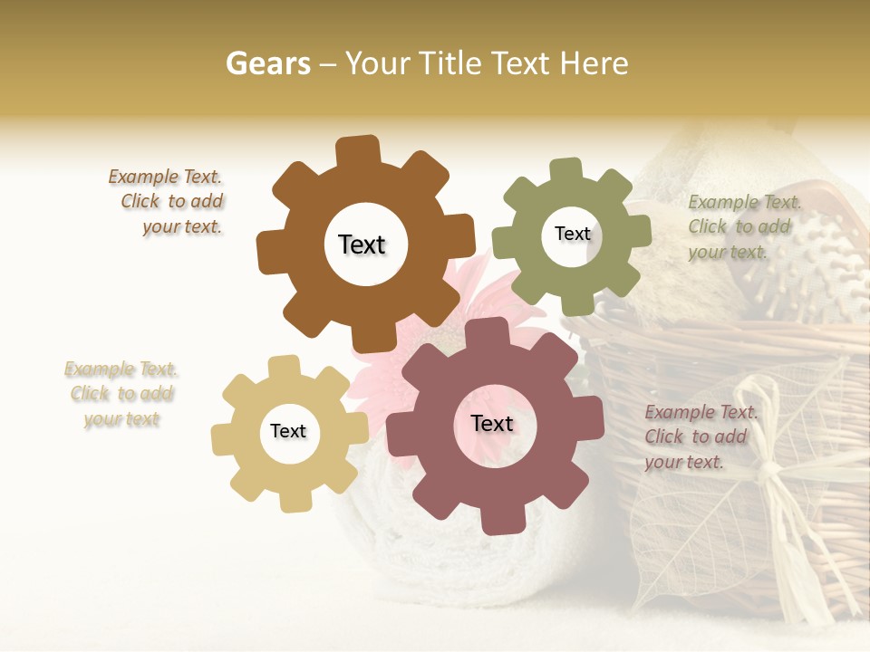 Sauna Healthy Aromatherapy PowerPoint Template