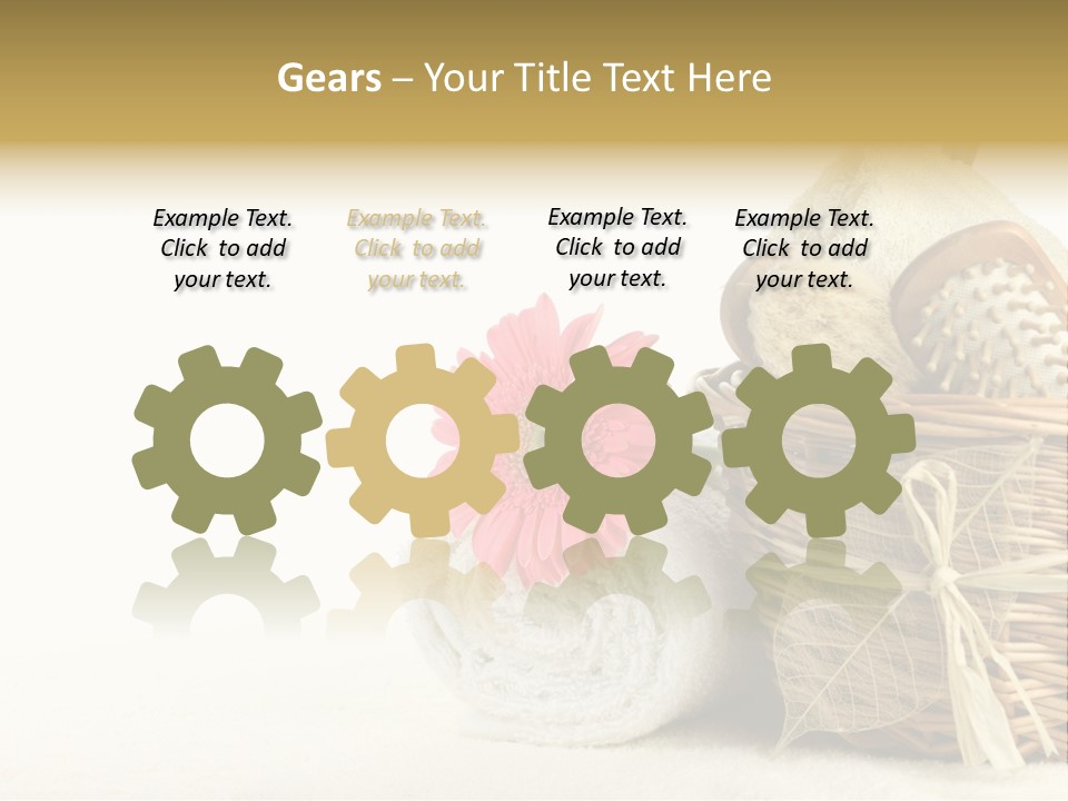 Sauna Healthy Aromatherapy PowerPoint Template