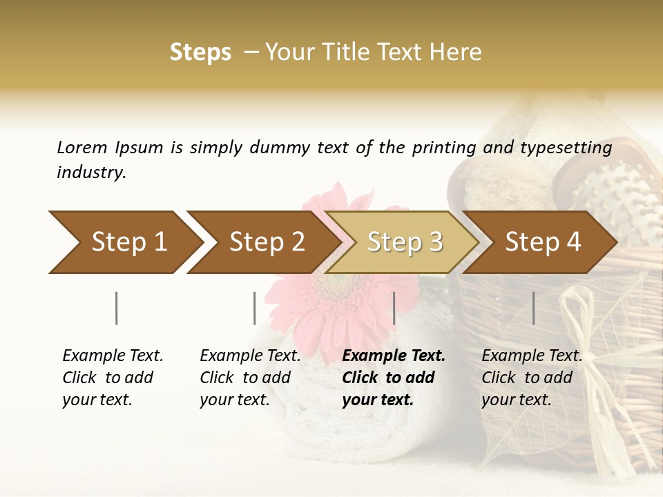 Sauna Healthy Aromatherapy PowerPoint Template