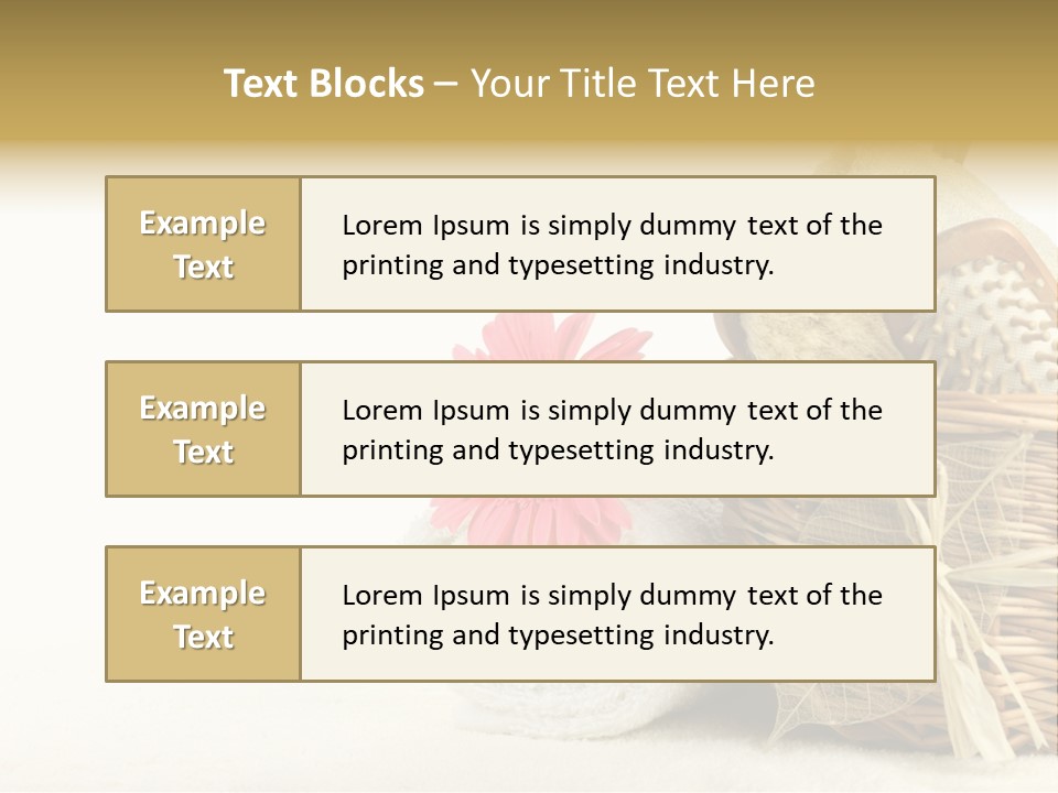 Sauna Healthy Aromatherapy PowerPoint Template
