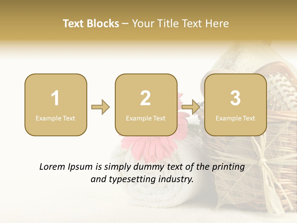 Sauna Healthy Aromatherapy PowerPoint Template