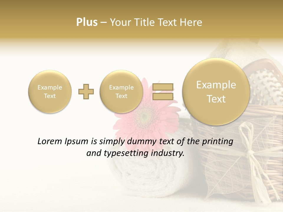 Sauna Healthy Aromatherapy PowerPoint Template