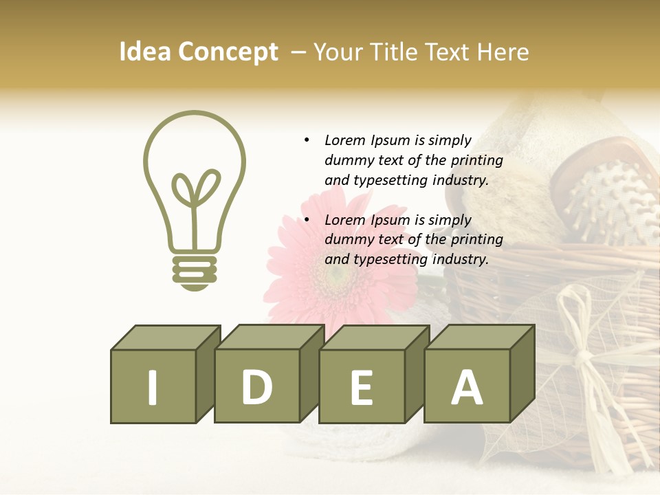 Sauna Healthy Aromatherapy PowerPoint Template