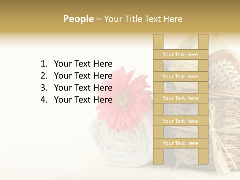 Sauna Healthy Aromatherapy PowerPoint Template