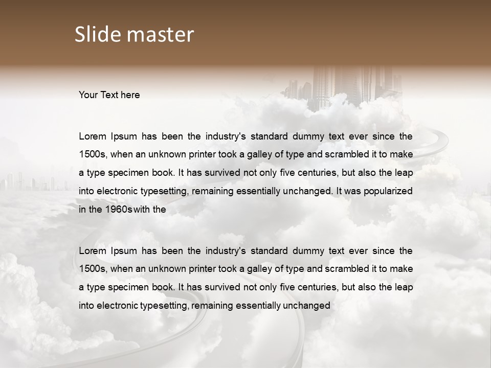 Li Ten Trategy Chair PowerPoint Template