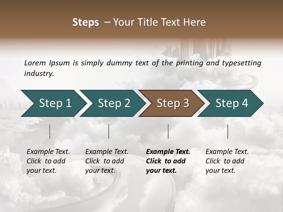Li Ten Trategy Chair PowerPoint Template