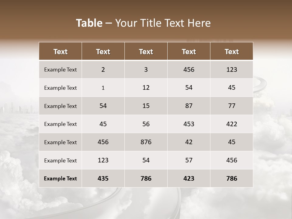 Li Ten Trategy Chair PowerPoint Template