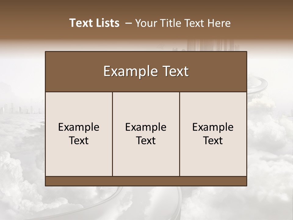 Li Ten Trategy Chair PowerPoint Template
