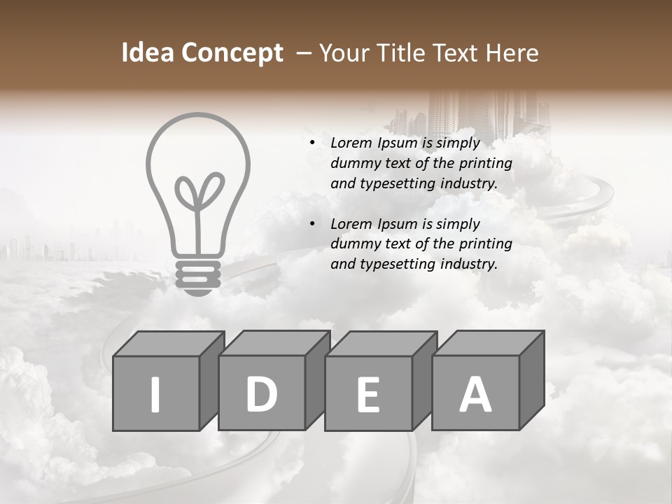 Li Ten Trategy Chair PowerPoint Template