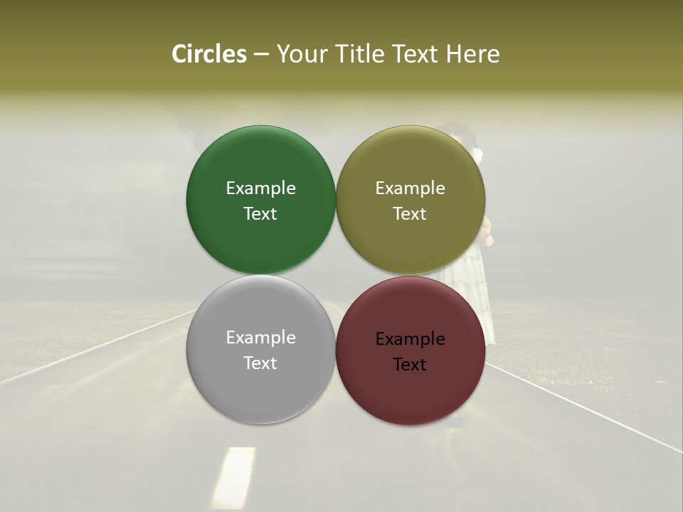 Fear Clouds Danger PowerPoint Template