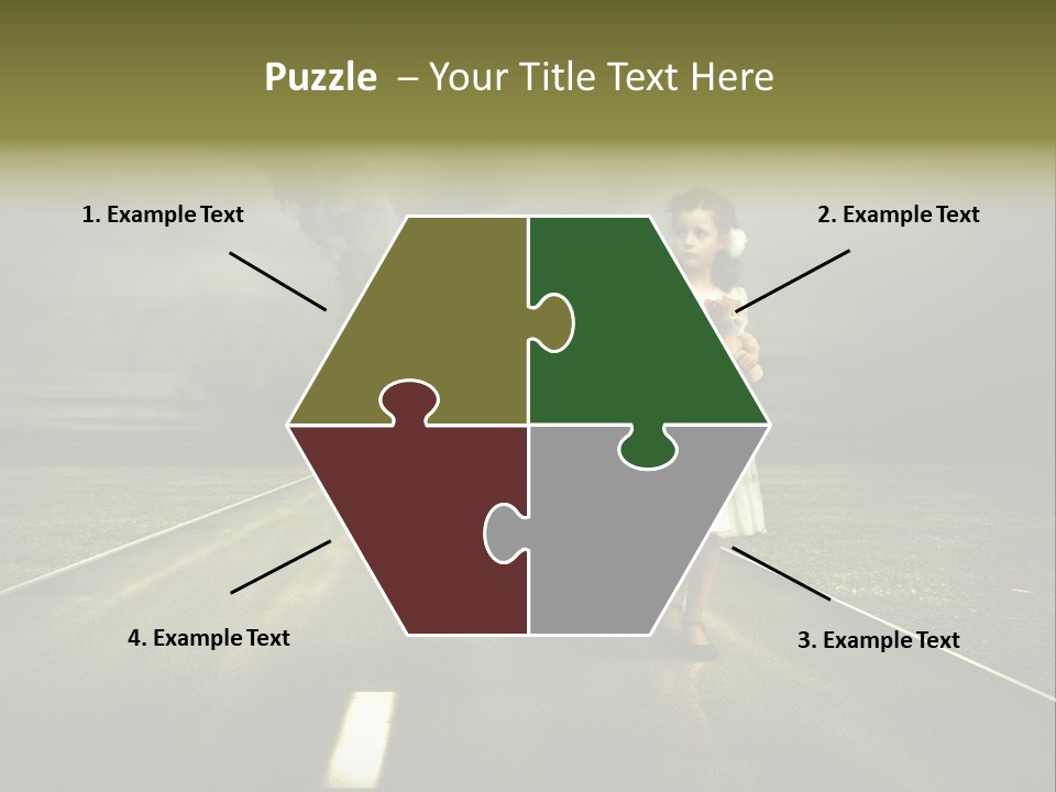 Fear Clouds Danger PowerPoint Template