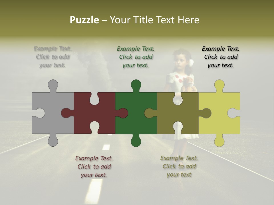 Fear Clouds Danger PowerPoint Template