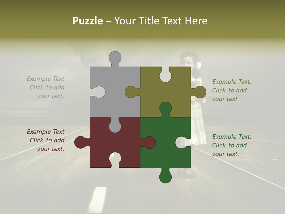 Fear Clouds Danger PowerPoint Template