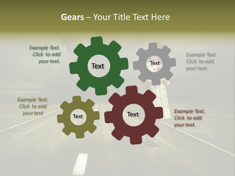 Fear Clouds Danger PowerPoint Template