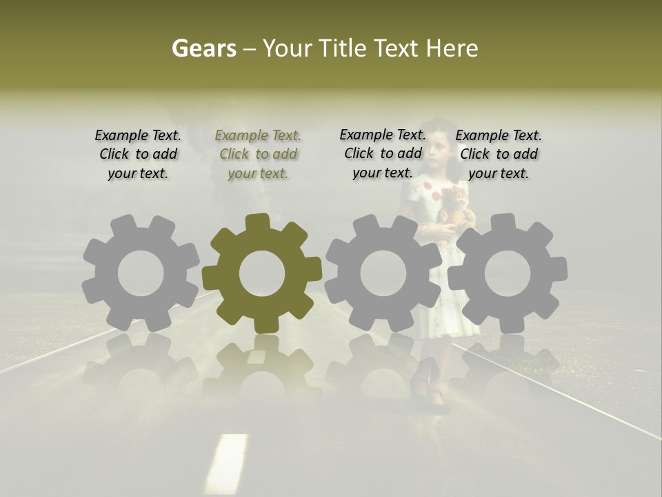 Fear Clouds Danger PowerPoint Template