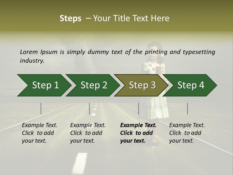 Fear Clouds Danger PowerPoint Template