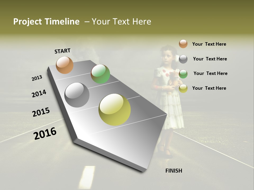 Fear Clouds Danger PowerPoint Template