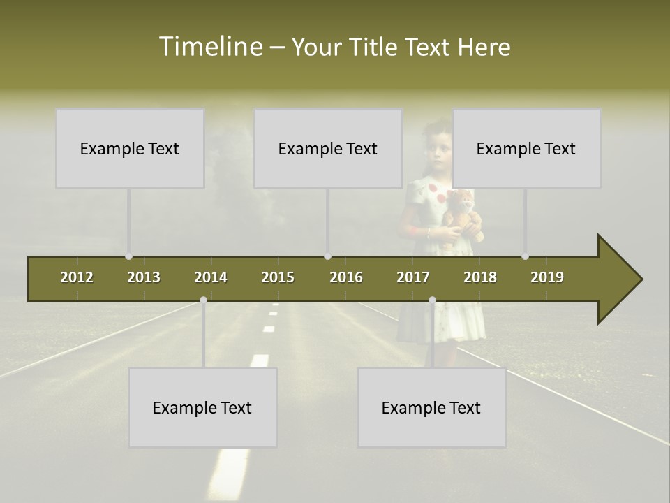 Fear Clouds Danger PowerPoint Template