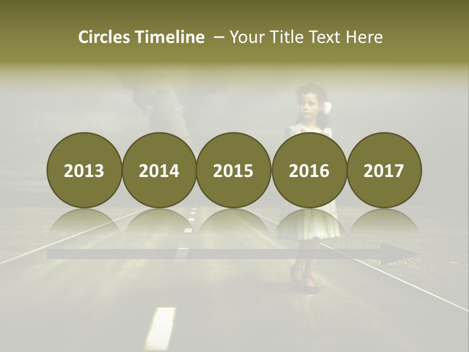 Fear Clouds Danger PowerPoint Template