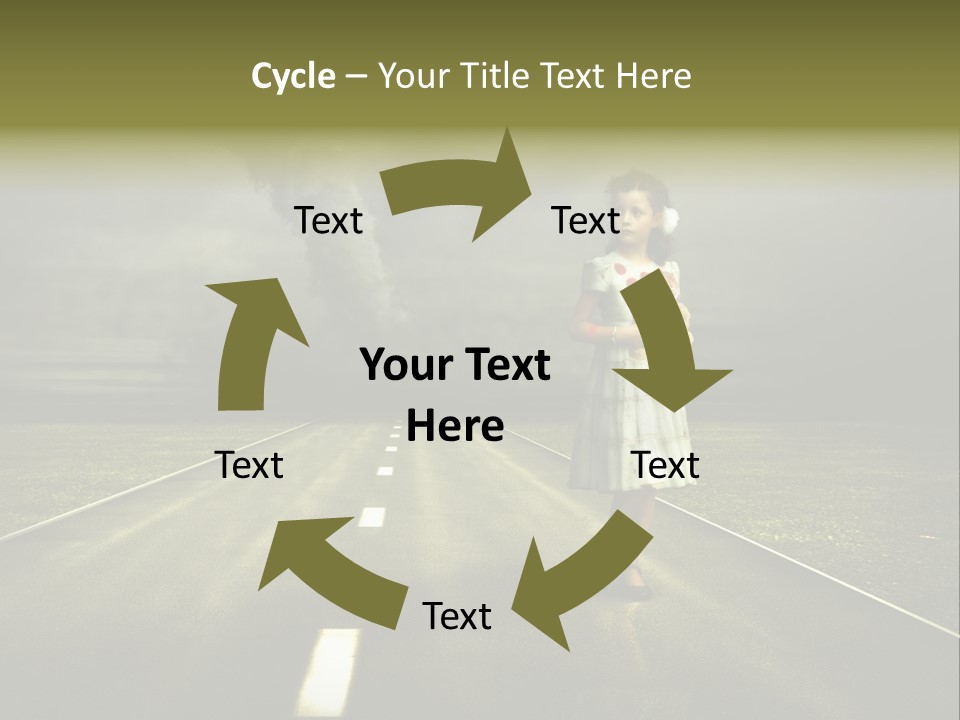 Fear Clouds Danger PowerPoint Template