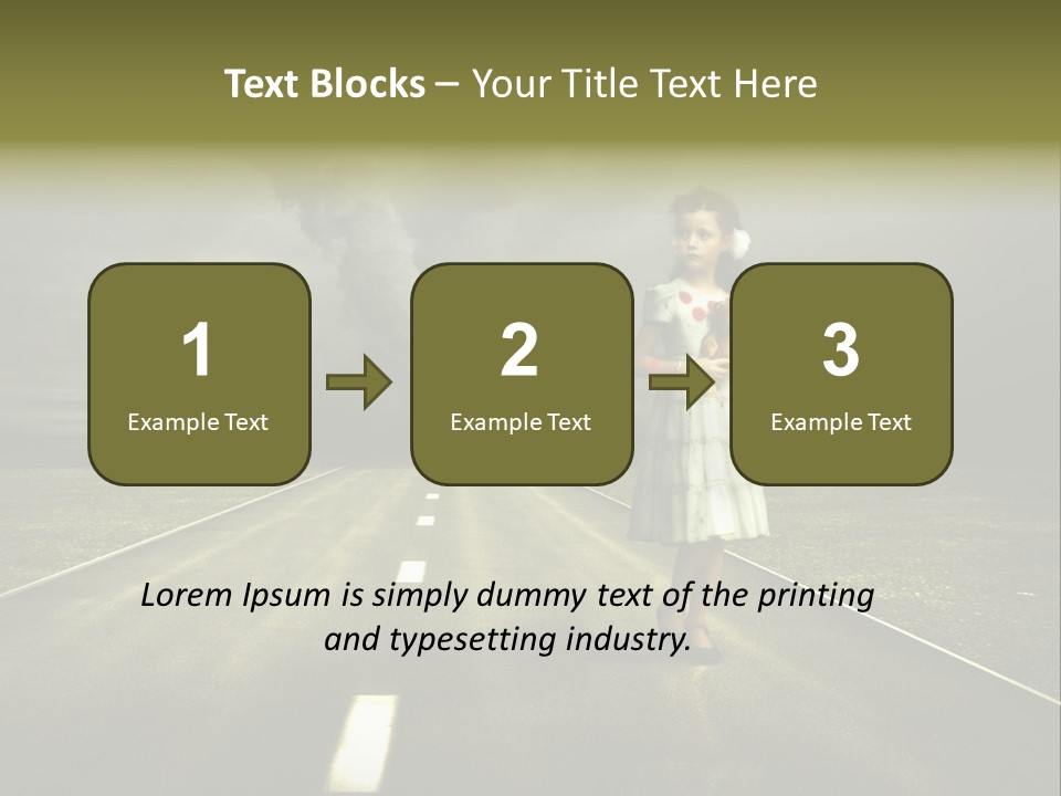Fear Clouds Danger PowerPoint Template