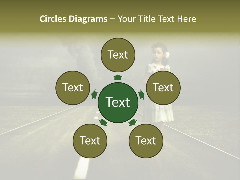 Fear Clouds Danger PowerPoint Template