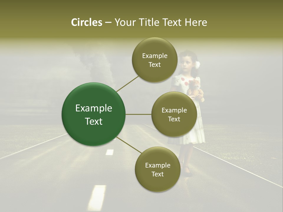 Fear Clouds Danger PowerPoint Template