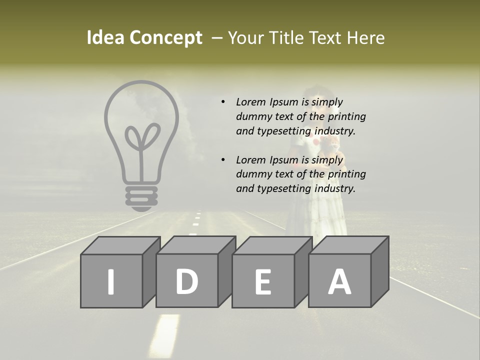 Fear Clouds Danger PowerPoint Template