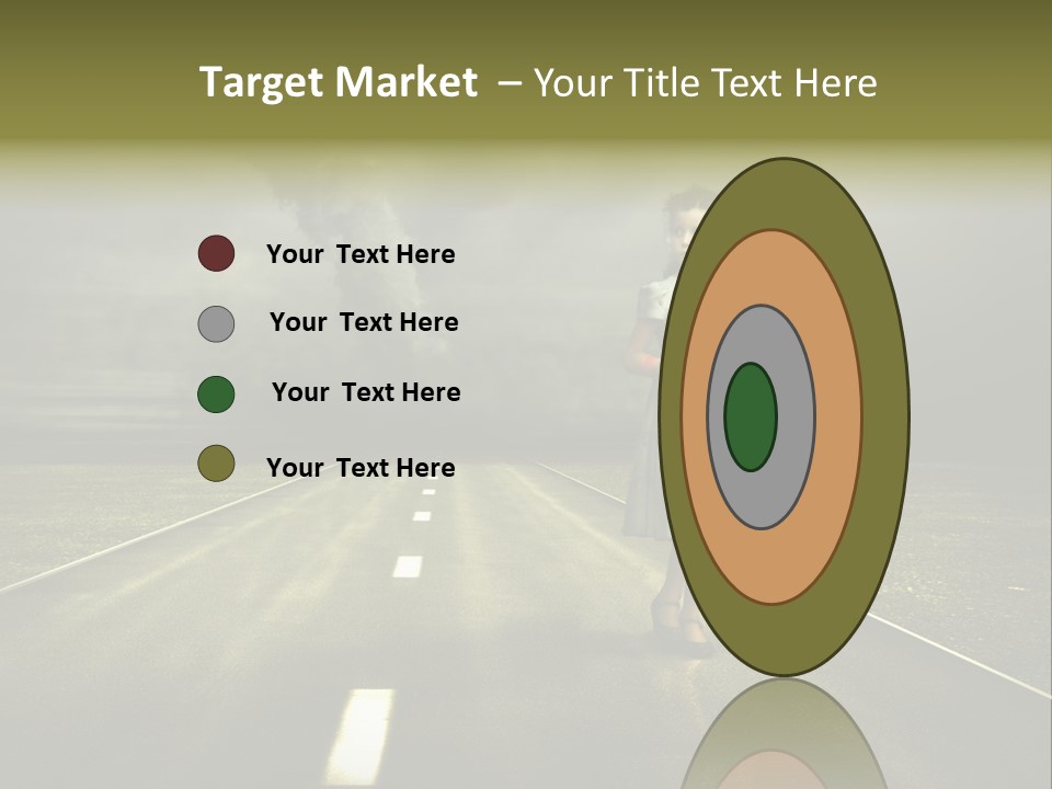 Fear Clouds Danger PowerPoint Template