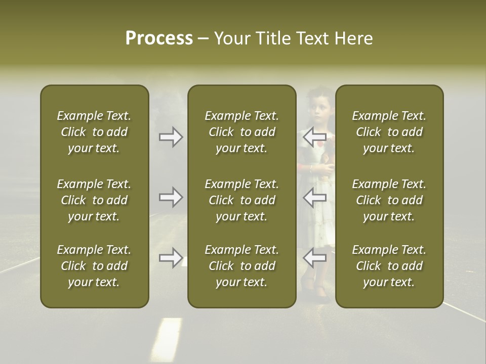 Fear Clouds Danger PowerPoint Template
