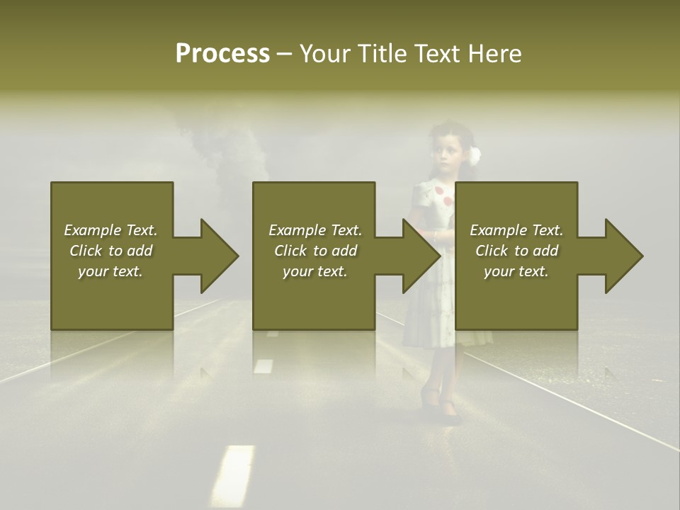 Fear Clouds Danger PowerPoint Template