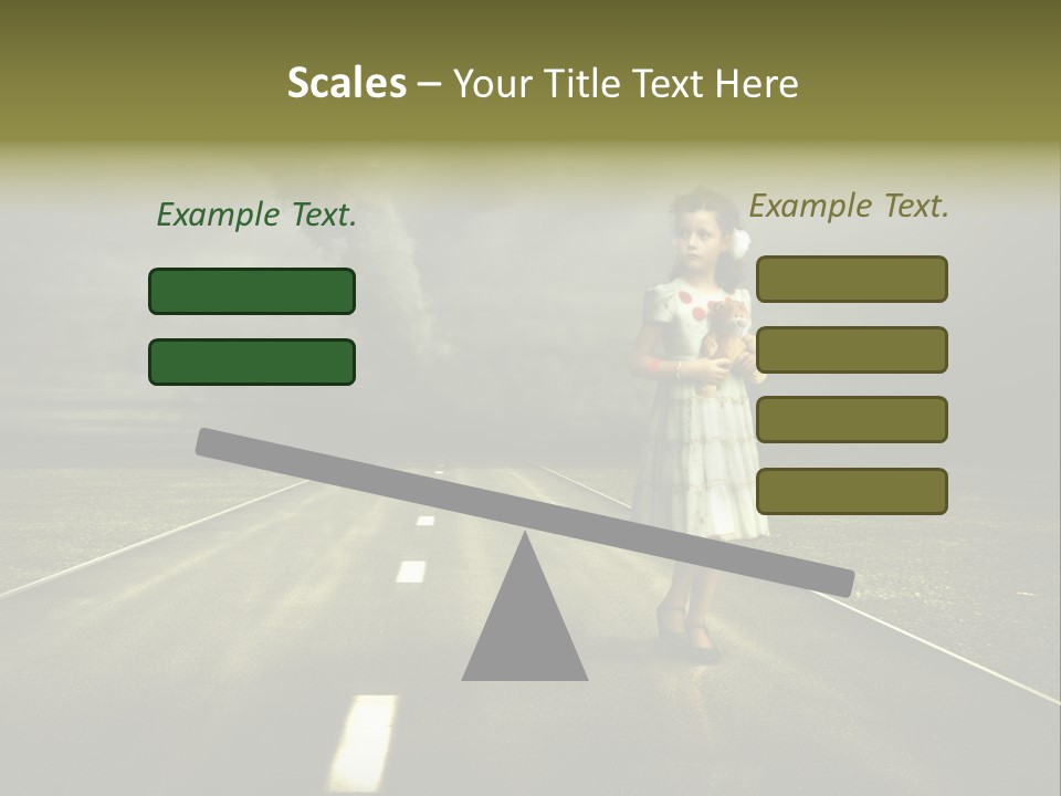 Fear Clouds Danger PowerPoint Template