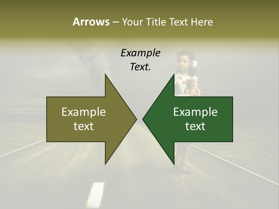 Fear Clouds Danger PowerPoint Template