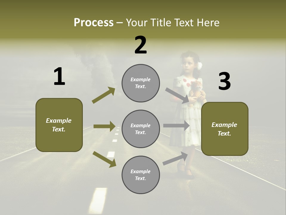Fear Clouds Danger PowerPoint Template