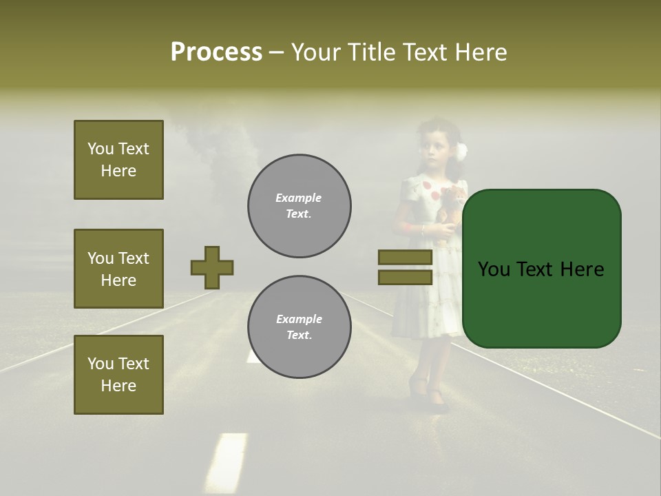 Fear Clouds Danger PowerPoint Template