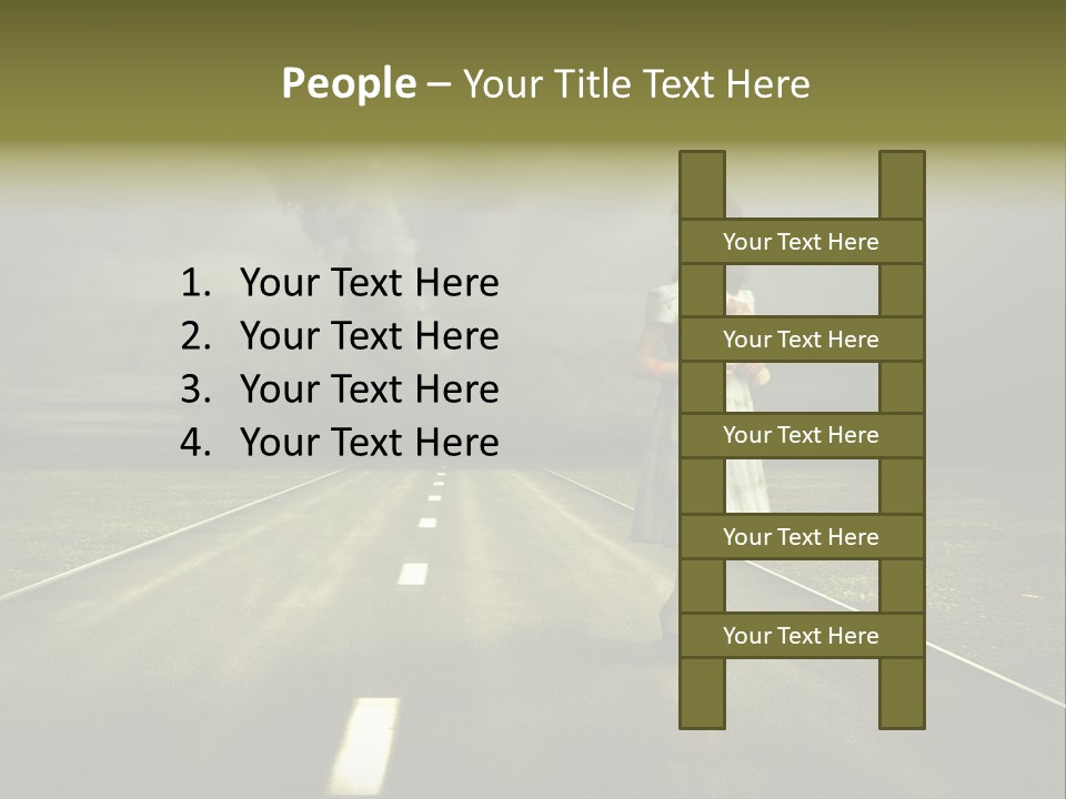 Fear Clouds Danger PowerPoint Template