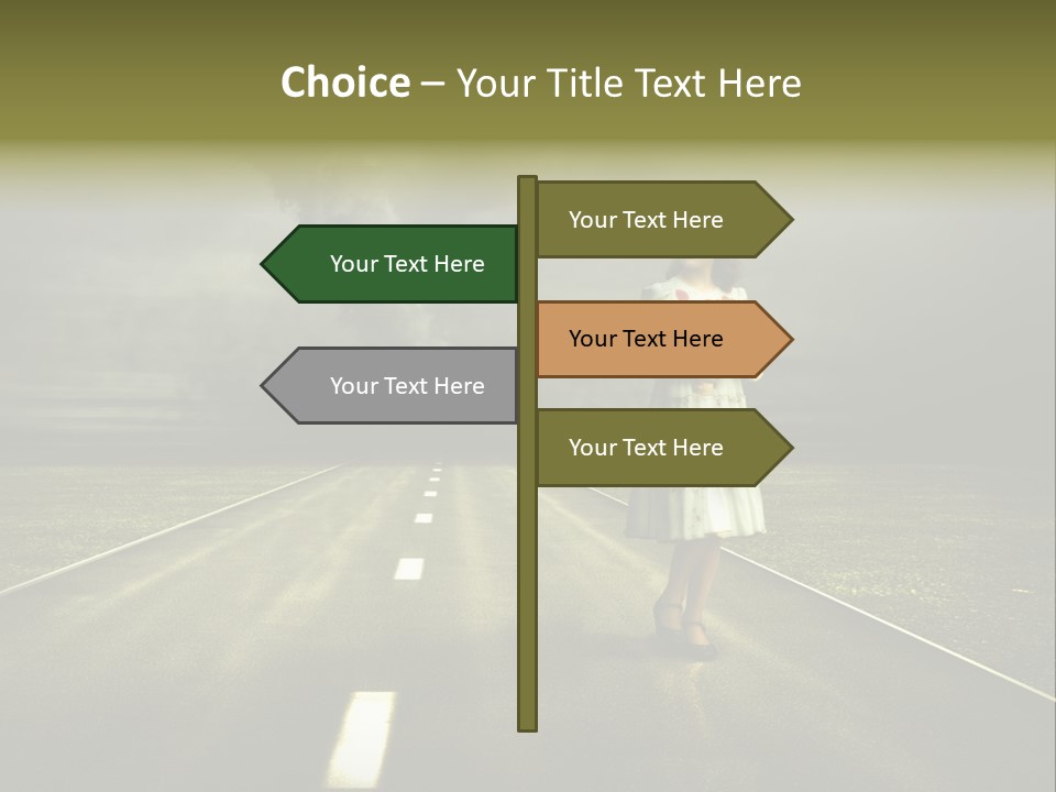 Fear Clouds Danger PowerPoint Template