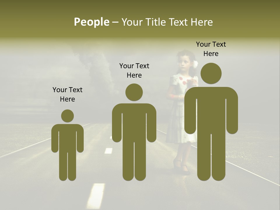 Fear Clouds Danger PowerPoint Template