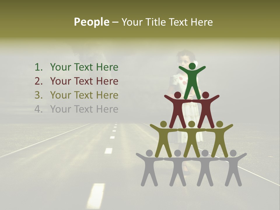 Fear Clouds Danger PowerPoint Template