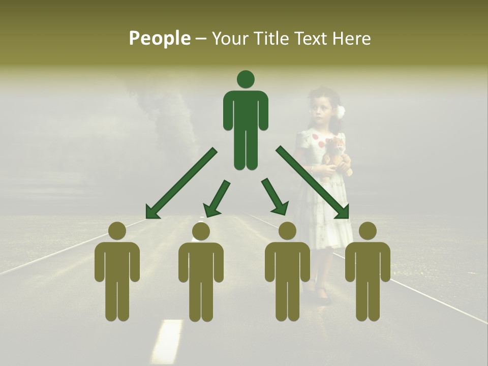 Fear Clouds Danger PowerPoint Template