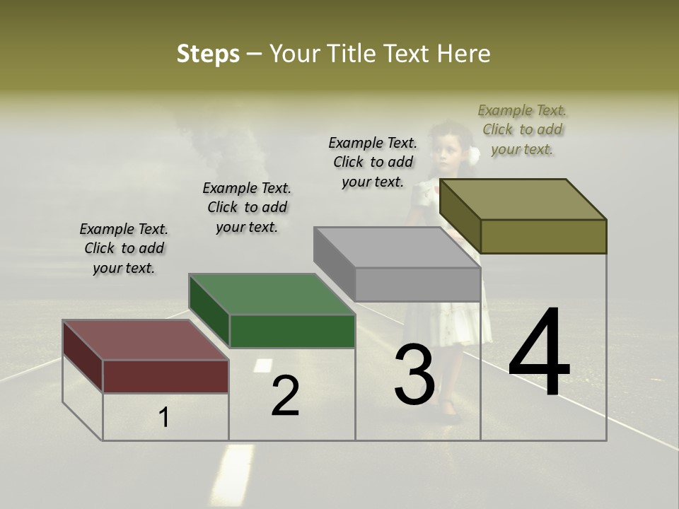 Fear Clouds Danger PowerPoint Template