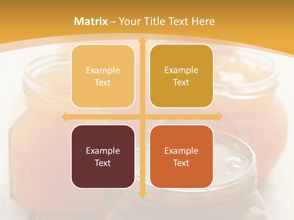 Fruity Jar Fruit PowerPoint Template