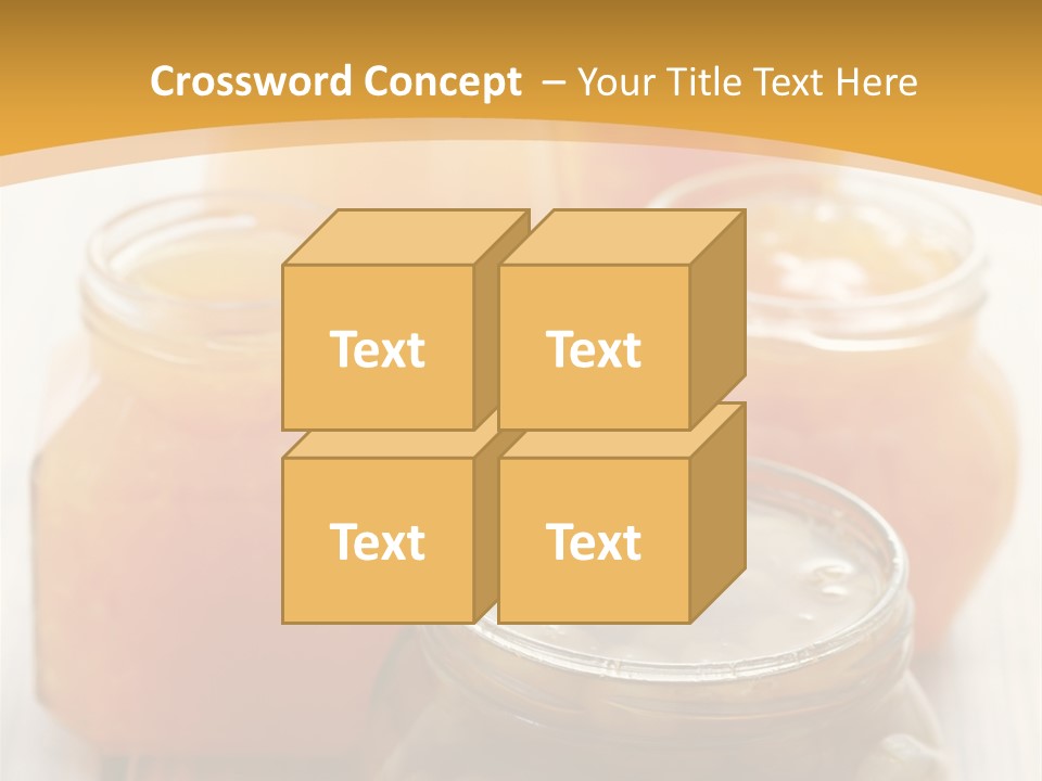 Fruity Jar Fruit PowerPoint Template